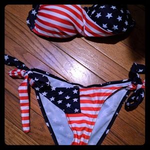American flag bikini